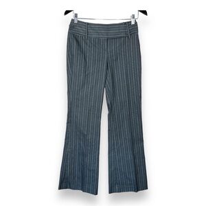 Size 0 Y2k Era Dress Pants Body By Victorias Secret Grey  Pinstripe Flare